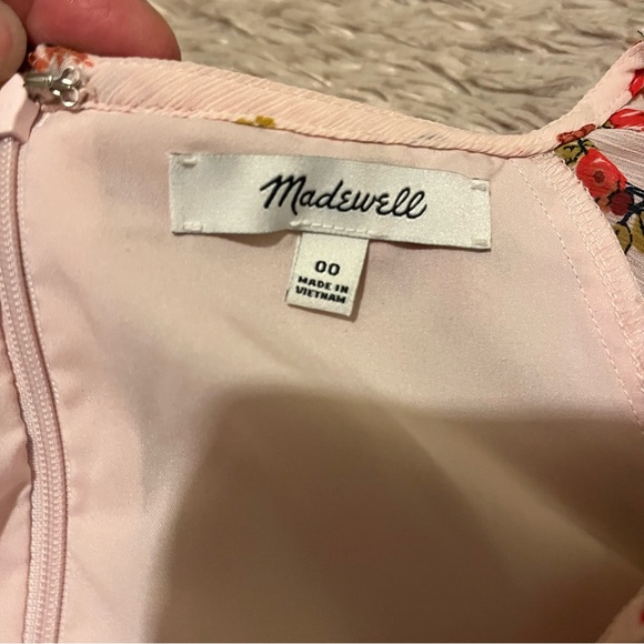 Madewell Tie-Sleeve Ruffle-Waist Midi Dress in Countryside Blooms size 00 - Picture 11 of 12